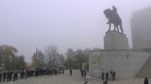 Pietní akt k výročí vzniku Československé republiky - Pietní akt k 103. výročí vzniku Československé republiky