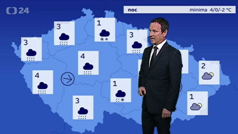 Předpověď počasí - 16. dubna 2017 17:55