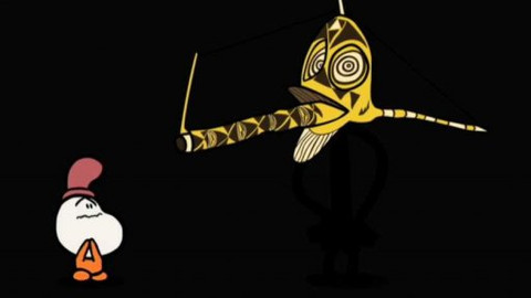 Minuta v muzeu - Maska „vungvung“ z Oceánie