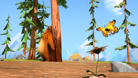 Méďa a lumíci - Medvěd a motýl