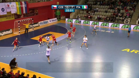 Házená - Česko - Itálie