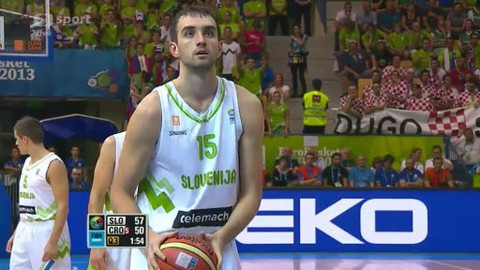 ME v basketbalu 2013 Slovinsko - Slovinsko - Chorvatsko