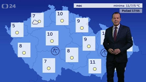 Předpověď počasí - 31. března 2017 17:54