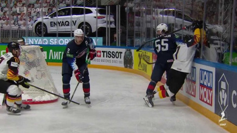 MS v ledním hokeji 2021 Lotyšsko - USA - Německo