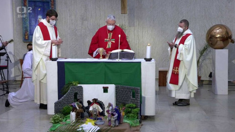 Bohoslužby v České televizi - Mše svatá Květné neděle