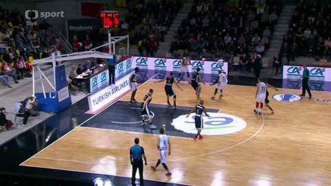 EuroCup v basketbalu - SIG Basketball Strasbourg - ČEZ Basketball Nymburk