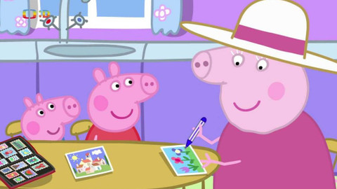 Prasátko Peppa - Známky