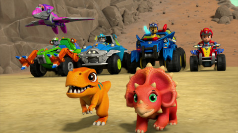 Tlapková patrola - Dino záchrana: Tlapky a ztracená dinosauří vejce