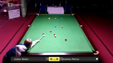 Mistrovství Evropy ve snookeru 2015 - Iulian Boiko x Andres Petrov