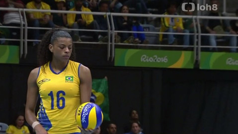 XXXI. letní olympijské hry 2016 Rio de Janeiro - Volejbal: Brazílie - Japonsko (ženy)