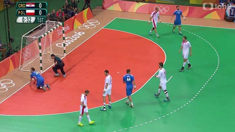 XXXI. letní olympijské hry 2016 Rio de Janeiro - Házená: Chorvatsko - Polsko (muži)