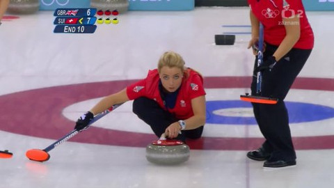 XXII. zimní olympijské hry 2014 Soči - Curling: Velká Británie - Švýcarsko Ž