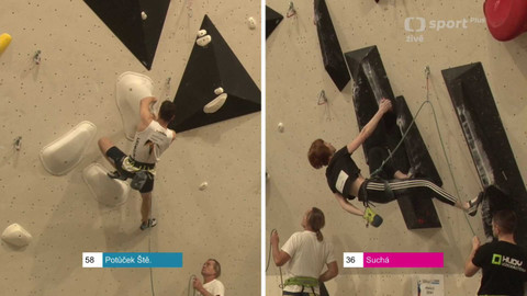 Sportovní lezení - 1. kolo Český pohár obtížnost