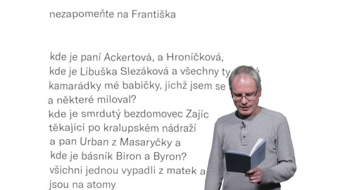 Jedna báseň - Josef Hrdlička