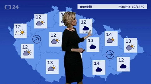 Předpověď počasí - 19. března 2017 17:54