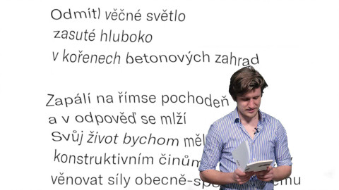 Jedna báseň - Vít Malota