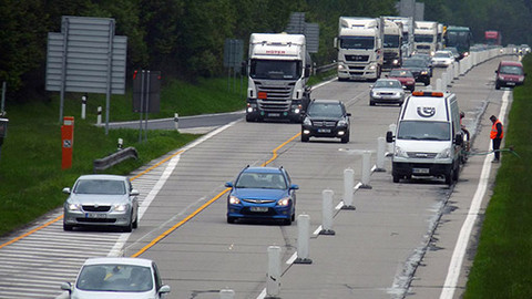 Besipky - Oprava dálnice