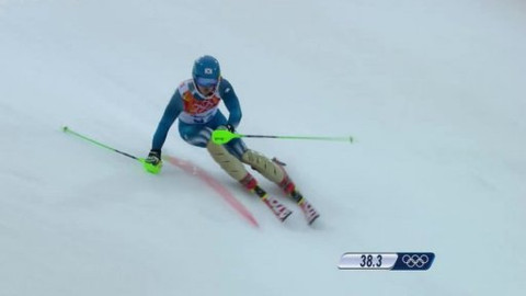 XXII. zimní olympijské hry 2014 Soči - Alpské lyžování: slalom - 1. kolo - muži