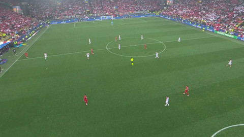 UEFA EURO 2024 Německo - Pohled shora: Turecko - Gruzie