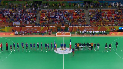 XXXI. letní olympijské hry 2016 Rio de Janeiro - Házená: Francie - Rusko (ženy)