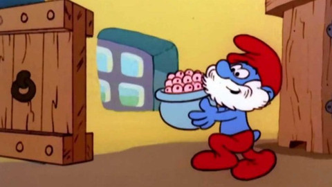 Šmoulové - Medvěd Flíček/Mlsná Šmoulinka