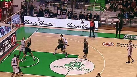 Evropská liga v basketbalu - Montepaschi Siena - Gescrap Bizkaia Bilbao