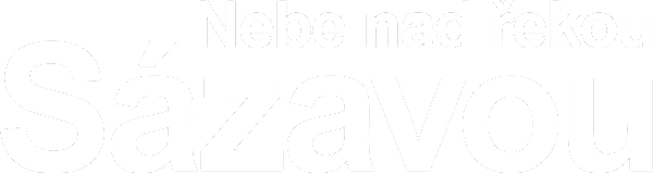 Nebe nad řekou Sázavou