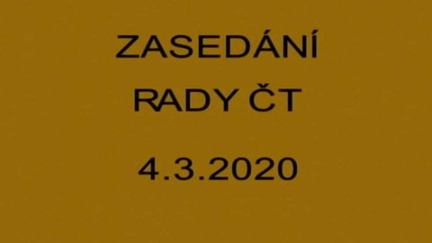 Jednání Rady České televize - 5. jednání Rady ČT v roce 2020