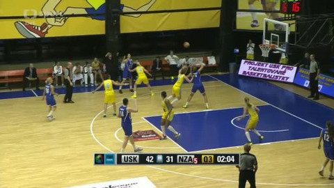 Evropská liga v basketbalu - ZVVZ USK Praha - ŽKK Novi Zagreb