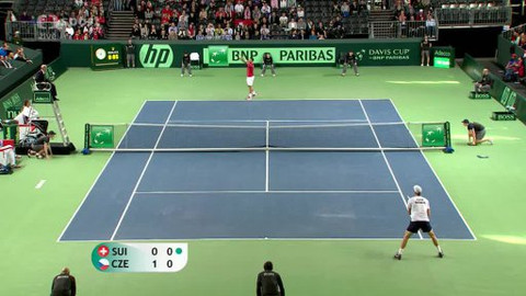 Davis Cup - Švýcarsko - Česko