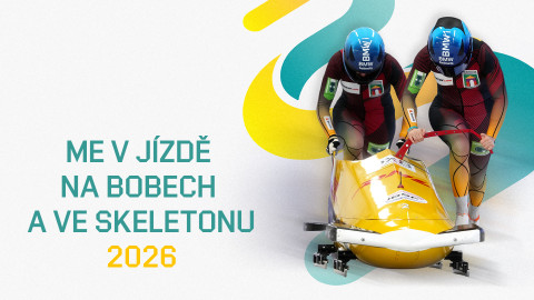 ME v jízdě na bobech a ve skeletonu 2026