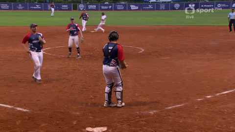 ME v softballu mužů 2025 Česko - Česko - Velká Británie