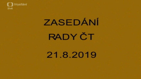 Jednání Rady České televize - 14. jednání Rady ČT v roce 2019