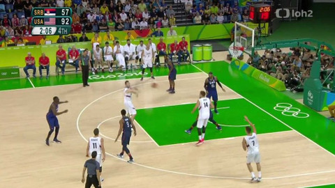 XXXI. letní olympijské hry 2016 Rio de Janeiro - Basketbal: Srbsko - USA (muži)