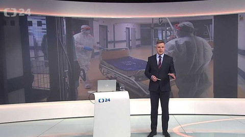 90’ ČT24 - Epidemie v ČR – plnící se nemocnice a další restrikce