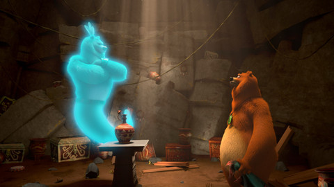 Méďa a lumíci - Zvířecí džin