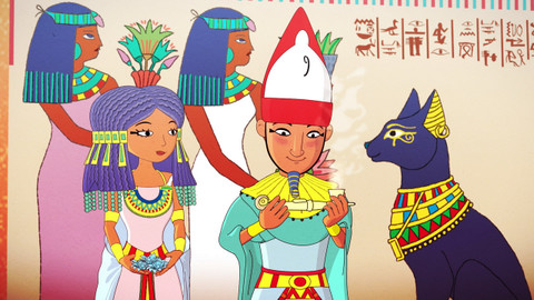 Nefertine na Nilu - 42/52 Kočka na zdi