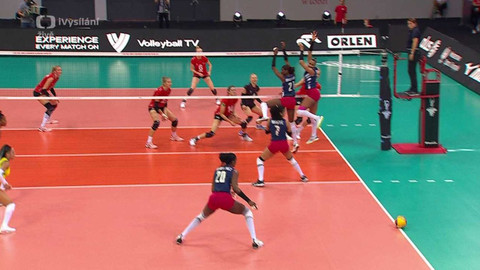 MS ve volejbalu žen 2022 Nizozemsko, Polsko - Dominikánská republika - Německo