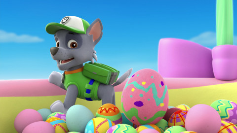 Tlapková patrola - Tlapky zachraňují hon na velikonoční vajíčka