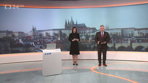 90’ ČT24 - Novoroční oběd prezidenta Pavla s premiérem Babišem
