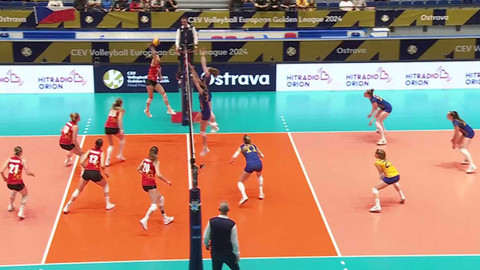 Zlatá evropská volejbalová liga - Belgie - Švédsko