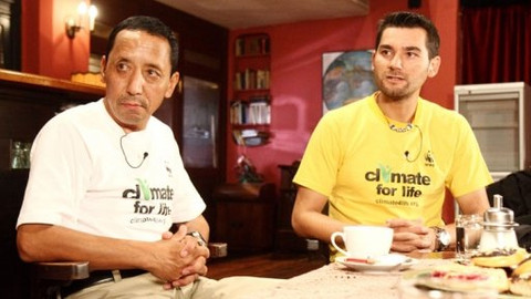 Na plovárně - Apa Sherpa a Dawa Sherpa