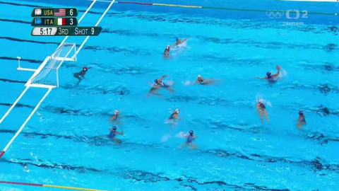XXXI. letní olympijské hry 2016 Rio de Janeiro - Vodní pólo: USA - Itálie (ženy)