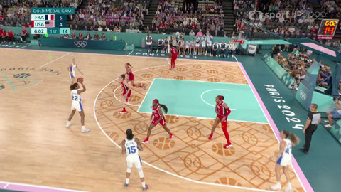 XXXIII. letní olympijské hry 2024 Paříž - Basketbal: Francie - USA