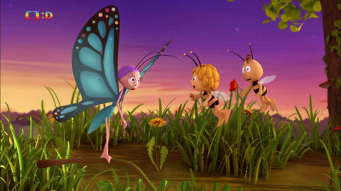 Včelka Mája - Motýlí poprašek