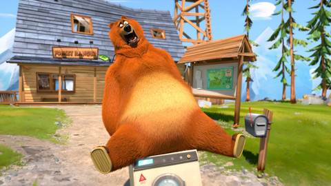 Méďa a lumíci - Protřepaný medvěd