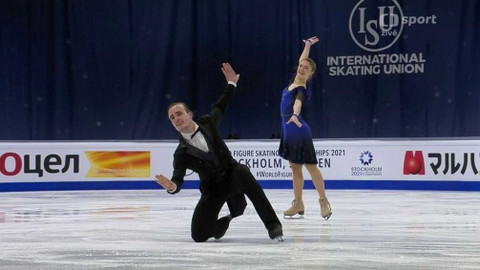 MS v krasobruslení 2021 Švédsko - Krátké tance