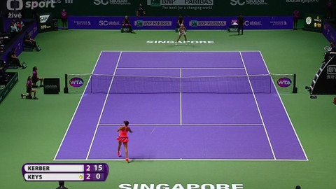 BNP Paribas WTA Finals Singapore 2016 - Angelique Kerberová - Madison Keysová