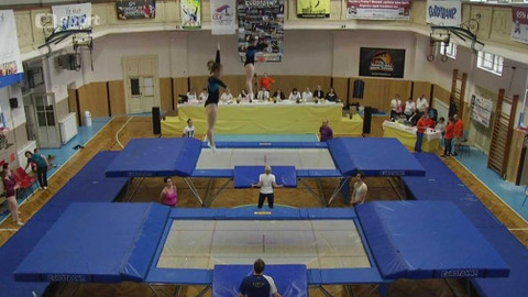 Sport v regionech - ČP ve skocích na trampolíně 2016 Praha
