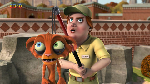 Tučňáci z Madagaskaru - Vydřená vydra / Skoč na kočku